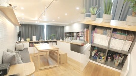 제작 가구로 만든 거실 북카페 인테리어 (하우스) - kakaoTV 제작 가구로 만든 거실 북카페 인테리어 (하우스)