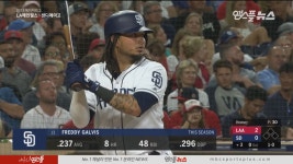 홈런엔 홈런으로 응수 갈비스, 추격의 솔로 홈런 | 다음스포츠