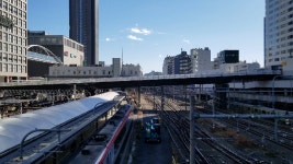 육교에서 전철 모습 2 - kakaoTV 육교에서  전철 모습 2