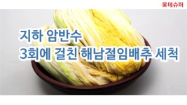 롯데슈퍼 땅끝마을 해남 절임배추 사전예약中~ - kakaoTV 롯데슈퍼 땅끝마을 해남 절임배추 사전예약中~