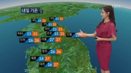 [날씨] 내일 서울·대전 37도, 밤낮 폭염 계속..영동·남부 비 - kakaoTV [날씨] 내일 서울·대전 37도, 밤낮 폭염 계속..영동·남부 비