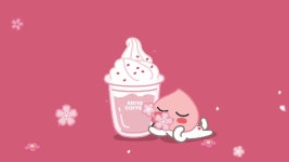 KAKAO FRIENDS ✖️ EDIYA COFFEE 어피치가 반한 이 핑크핑크한... 😍 바로 🌸어피 - kakaoTV KAKAO FRIENDS ✖️ EDIYA COFFEE 어피치가... 