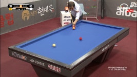 [당구-4구] 난구를 끌어치기로 해결하는 박희정 _8강3경기_2018 알바몬 코리아 당구왕 - kakaoTV [당구-4구] 난구를 끌어치기로 해결하는... 
