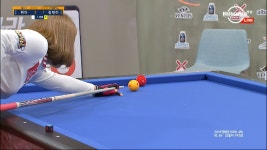 [당구-3쿠션] 되돌아오기를 이용해 득점에 성공한 김민아_4차리그_2018 알바몬 WPBL - kakaoTV [당구-3쿠션] 되돌아오기를 이용해 득점에... 