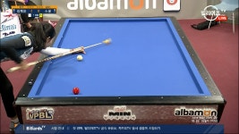 [당구-3쿠션] 밀어가면서 득점에 성공한 스롱 피아비의 3뱅크샷... [당구-3쿠션] 밀어가면서 득점에 성공한 스롱 피아비의 3뱅크샷... 