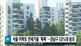 서울 아파트 전세가율 뚝뚝..강남구 50%대 붕괴 - kakaoTV 서울 아파트 전세가율 뚝뚝..강남구 50%대 붕괴