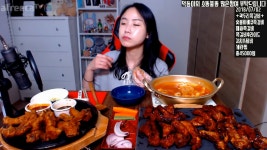 (곽두리쪽갈비) 숯불바베큐쪽갈비,매콤쪽갈비,쪽갈비후라이드,계란찜,김치수제비 먹동이 먹방 - kakaoTV (곽두리쪽갈비) 숯불바베큐쪽갈비... 