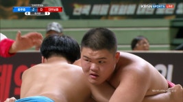김대일(진주남중학교) - kakaoTV [춘천소양강배전국장사씨름대회] 구건우(충무중) VS 김대일(진주남중학교)