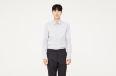 순면가로멀티스트라이프슬림셔츠_세미