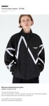 reflective thunderbolt track jacket black - ODD reflective thunderbolt track jacket black