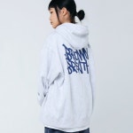 THEBOUNCE 브라운브레스TAG LAF HOODIE - ASH