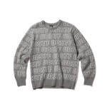 THEBOUNCE 어반스터프USF LAMBSWOOL JACQUARD KNIT GRAY