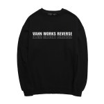 밴웍스 밴웍스REVERSE 프린트 맨투맨 (VNAHTS410)
