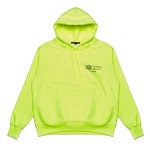THEBOUNCE 어나더썸씽society world hoody fluorescent