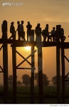 641278712 | 게티이미지코리아 | People on the U-Bein bridge at sunset. Rights-Managed 이미지