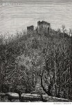 685019735 | 게티이미지코리아 | Arnad castle, Aosta valley, Italy, engraving from LIllustrazione Italiana, No 35, August 29... 