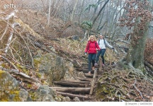 646598390 | 게티이미지코리아 | Two friends hiking together Royalty-Free 이미지