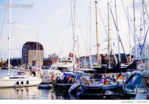 702614061 | 게티이미지코리아 | Boats Moored At Harbor Against Sky Royalty-Free 이미지