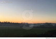 705225399 | 게티이미지코리아 | Scenic View Of Landscape Against Clear Sky During Sunset Royalty-Free 이미지