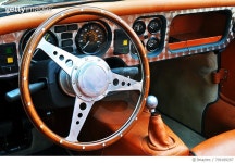 709189297 | 게티이미지코리아 | High Angle View Of Steering Wheel In Vintage Car Royalty-Free 이미지