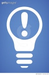 672211148 | 게티이미지코리아 | Exclamation Sign Light bulb Conceptual Vector Illustration Royalty-Free 이미지