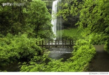 655869186 | 게티이미지코리아 | South Falls and bridge at Silver Falls State Park near Silverton, Oregon Rights-Managed 이미지
