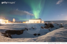 675078036 | 게티이미지코리아 | house iceland aurora 2017 Royalty-Free 이미지