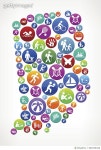 퍼니버튼(Funny Button) | 680338328 | 게티이미지코리아 | Indiana Summer Family Fun Vector Button Pattern Royalty-Free 이미지