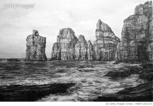 MBRF17007275 | 게티이미지코리아 | 백령도,일러스트,연필화 Royalty-Free 이미지