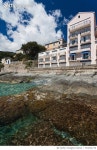 724232715 | 게티이미지코리아 | Building at the waterfront, Erbalunga, Cap Corse, Haute-Corse, Corsica, France Rights-Managed... 
