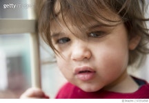 672514568 | 게티이미지코리아 | PC RM Hispanic, Mixed Race boy, 18-23 months, in living room of city apartment Rights-Managed... 
