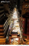 719876957 | 게티이미지코리아 | High angle view of illuminated Chinatown at night,  Hong Kong, China Royalty-Free 이미지