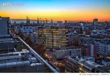 726905719 | 게티이미지코리아 | High Angle View Of City At Sunset Royalty-Free 이미지