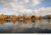 728860109 | 게티이미지코리아 | Reflection Of Trees In Lake Against Cloudy Sky Royalty-Free 이미지