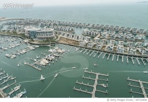 687324690 | 게티이미지코리아 | Aerial blue ocean northeast of xiamen yacht club Royalty-Free 이미지