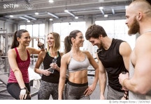 726797663 | 게티이미지코리아 | Fit friends having fun in gym Royalty-Free 이미지