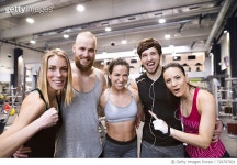 726797821 | 게티이미지코리아 | Fit friends having fun in gym Royalty-Free 이미지