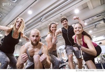726797823 | 게티이미지코리아 | Fit friends having fun in gym Royalty-Free 이미지