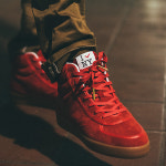  라쿠텐 - PONY×atmos SLAMDUNK HI Big Apple Red【포니×아토모스스람단크하이 빅 애플 레드】PURPLE/WHITE14SS-S 비드바이... 