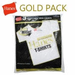 라쿠텐 - Hanes ヘインズ GOLD PACK クルーネック 半袖Tシャツ 3Pホワイト HN-H2155