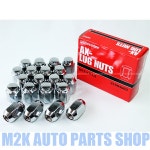 라쿠텐 - ブリヂストン製 袋タイプ メッキナット M12 P1.5 P1.25 21HEX 60度テーパー 16個 BS アクア フィット デミオ ヴィッツ パッソ... 