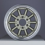 라쿠텐 - 200 ハイエース | ホイール単品[1本]（サイズ別）【エセックス】エセックス ホイール ENCB-17 7J+24-+43 シャンパンゴールド... 