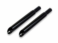 라쿠텐 - ソフテイル（TC88B）00〜06年 ブラス 63スラッシュ スリップオンマフラー ブラックメッキ モーターステージ（MOTOR STAGE）