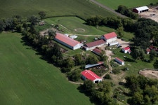Aerial view of an extensive farm operation in Dane County, Wisconsin - original digital file | Library of Congress Aerial view of... 