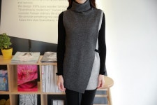 [OZ-J3118/이자벨폴라배색조끼/마지막3벌세일!!] Tiramisu [OZ-J3118/이자벨폴라배색조끼/마지막3벌세일!!]