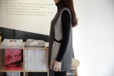 [OZ-J3118/이자벨폴라배색조끼/마지막3벌세일!!] Tiramisu [OZ-J3118/이자벨폴라배색조끼/마지막3벌세일!!]