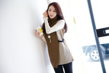 [OZ-J3118/이자벨폴라배색조끼/마지막3벌세일!!] Tiramisu [OZ-J3118/이자벨폴라배색조끼/마지막3벌세일!!]