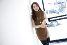 [OZ-J3118/이자벨폴라배색조끼/마지막3벌세일!!] Tiramisu [OZ-J3118/이자벨폴라배색조끼/마지막3벌세일!!]