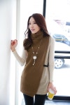 [OZ-J3118/이자벨폴라배색조끼/마지막3벌세일!!] Tiramisu [OZ-J3118/이자벨폴라배색조끼/마지막3벌세일!!]