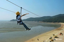 씨스카이월드 짚라인 레저스포츠 정보와 주변 관광 명소 및 근처 맛집 여행 정보